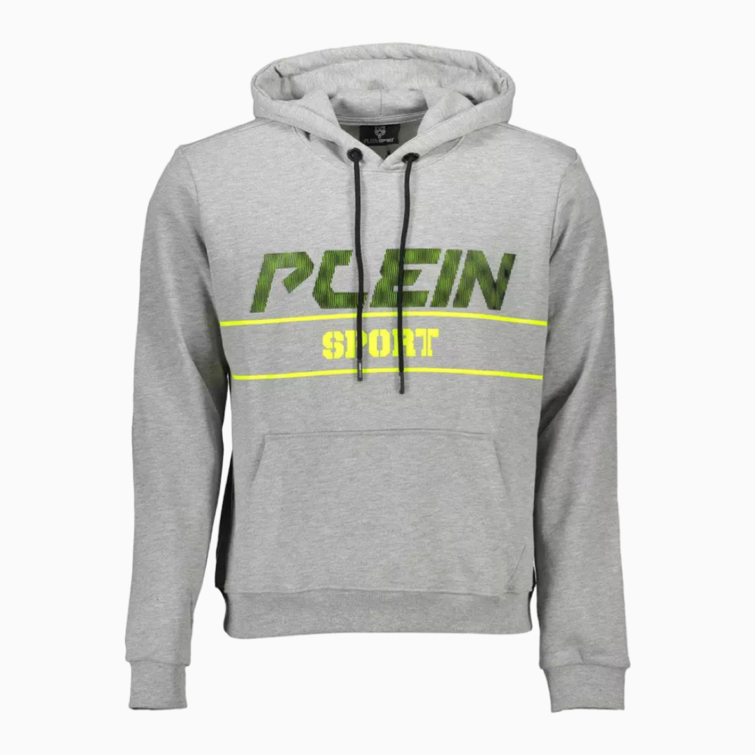 Мъжки суичър Men’s sweatshirt Plein Sport Gray front view