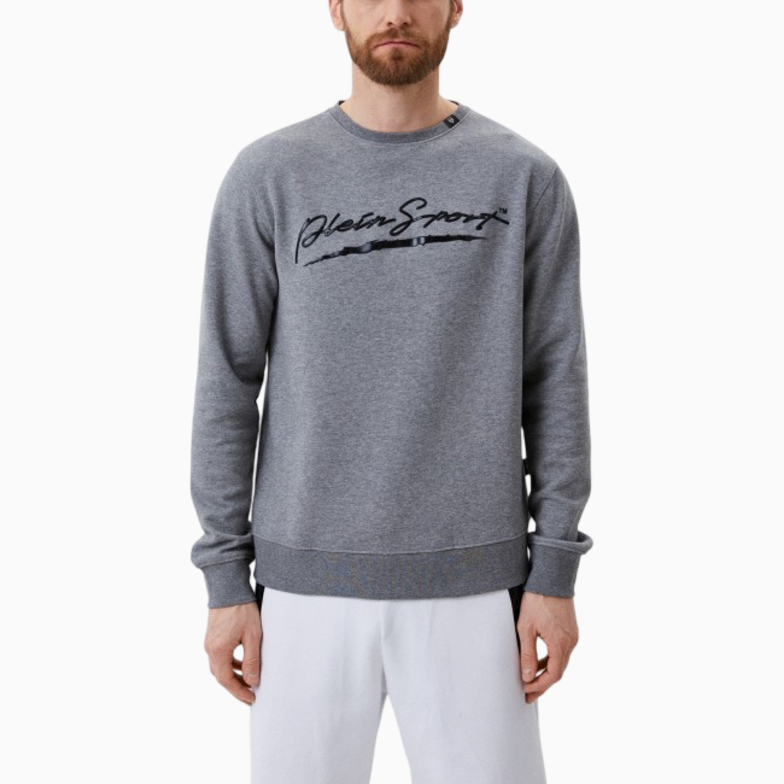 Мъжки суичър Plein Sport Men Sweatshirt FIPS207 CDB37E8 Front View