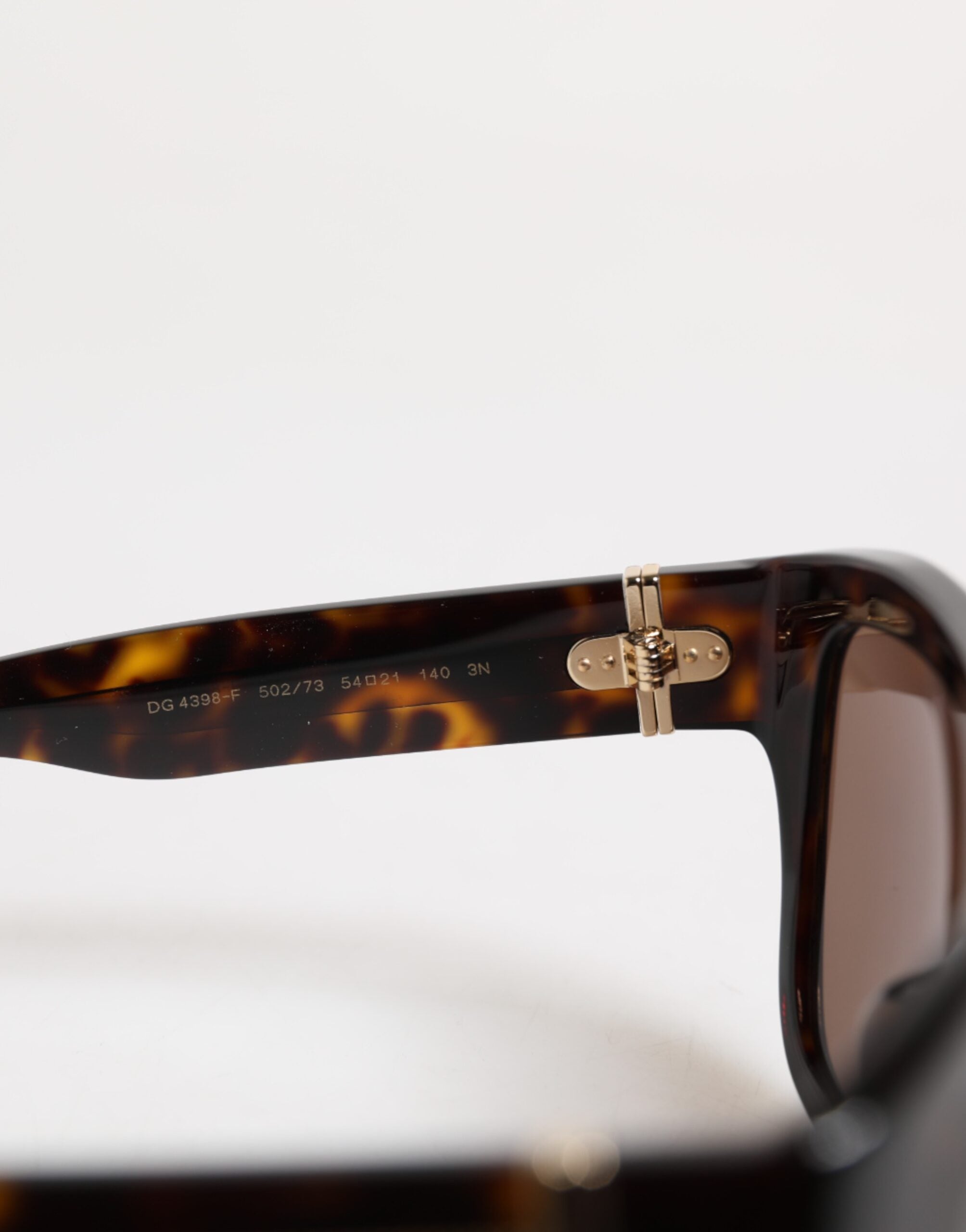 Dolce & Gabbana Dark Brown Havana DG4398F Square Frame Eyewear Sunglasses