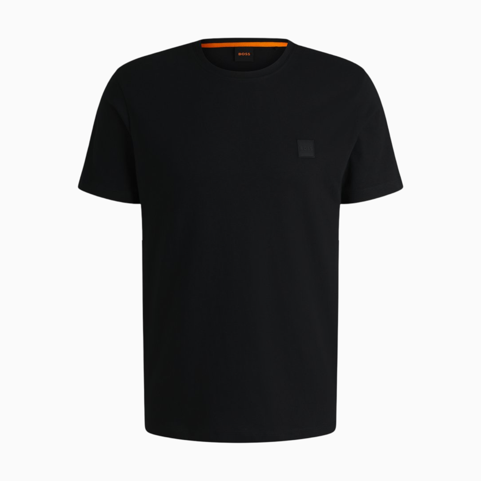Мъжка черна тениска Boss Men T-shirt 50508584 Front View