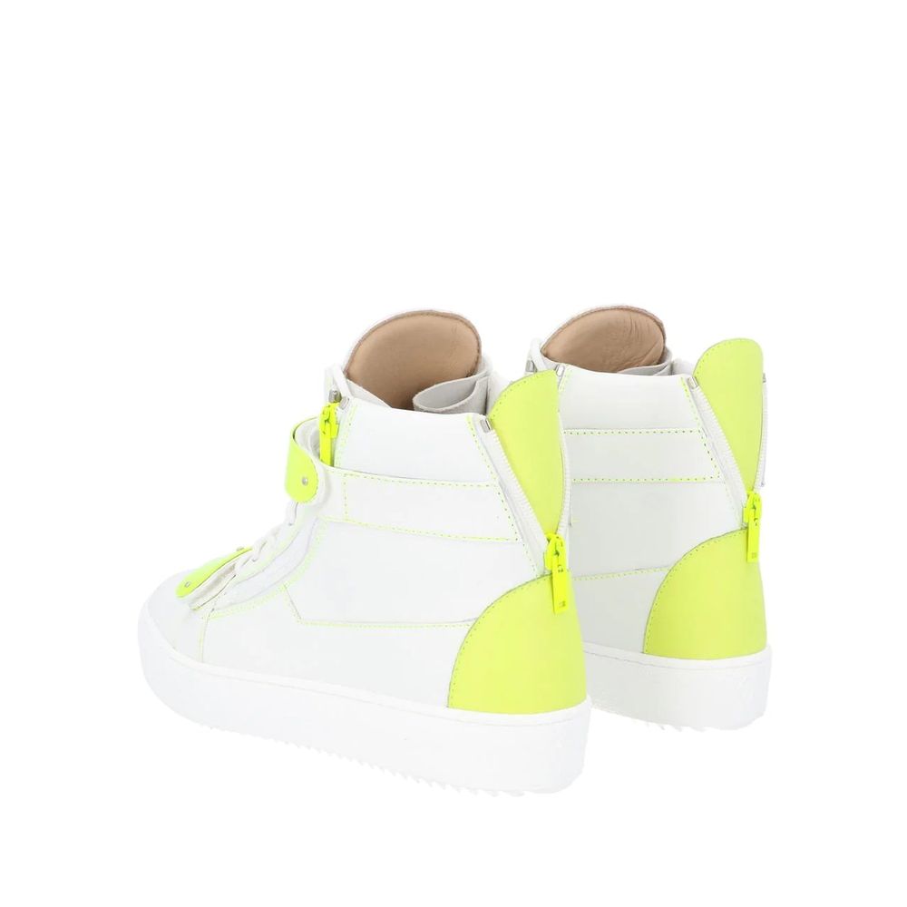 Мъжки кецове Men’s sneakers Giuseppe Zanotti Coby RM20004003 white heel view