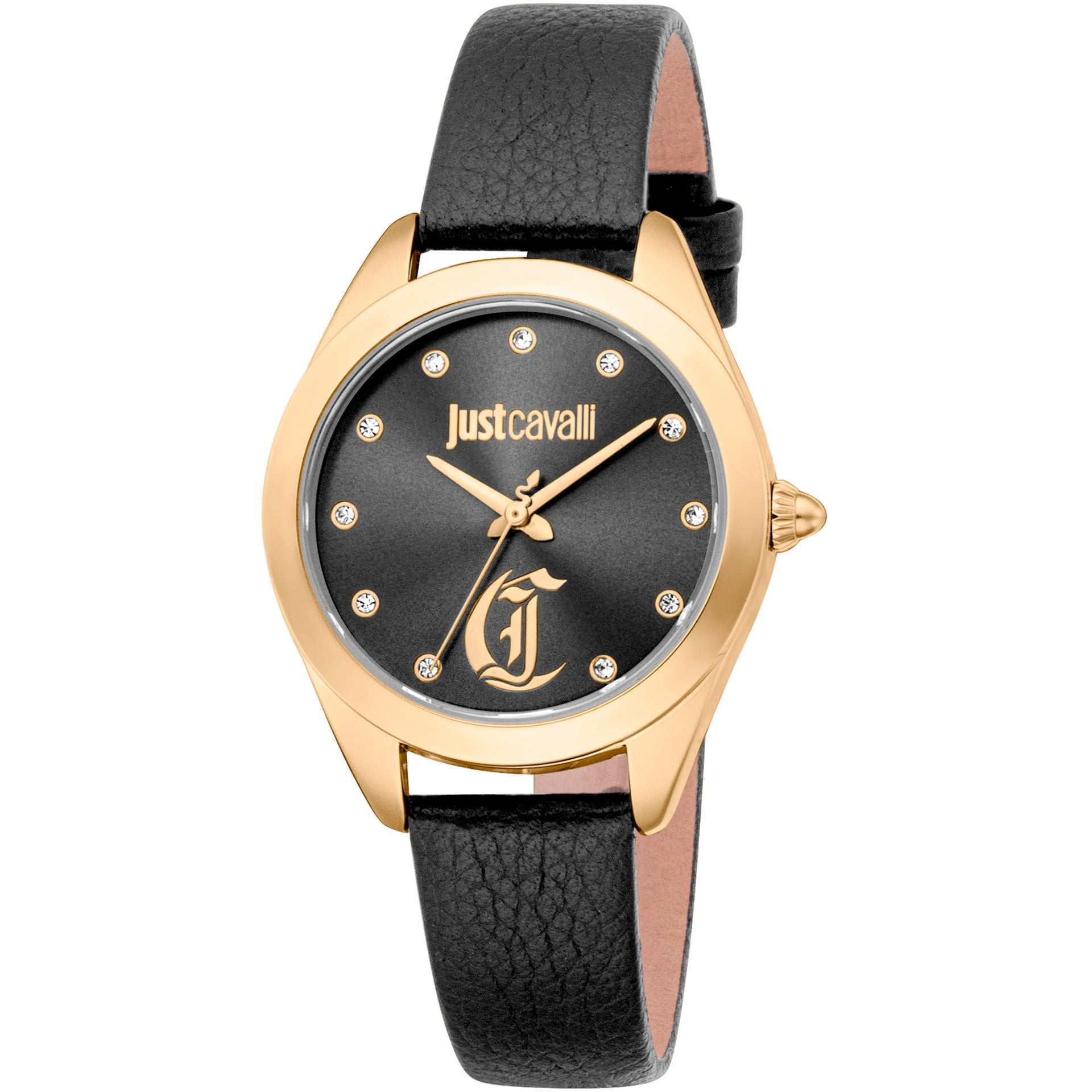 Дамски часовник Women’s watch Just Cavalli Glam Chic Luna JC1L309L0025
Leather Black YG Black