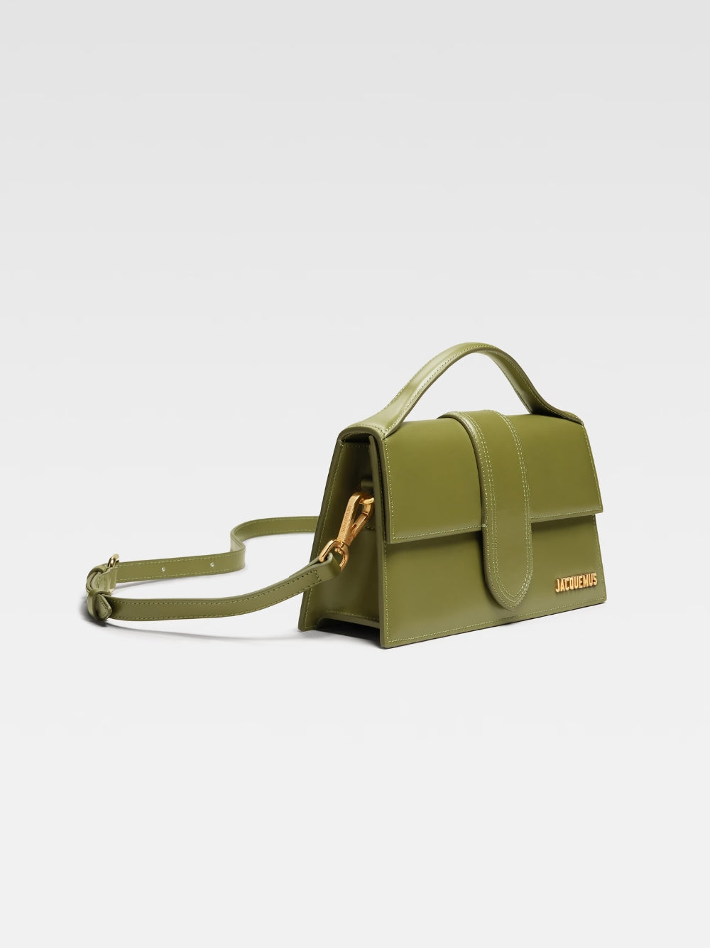 Jacquemus Le Grand Bambino Khaki Bag 213BA007-3100-560 Side View