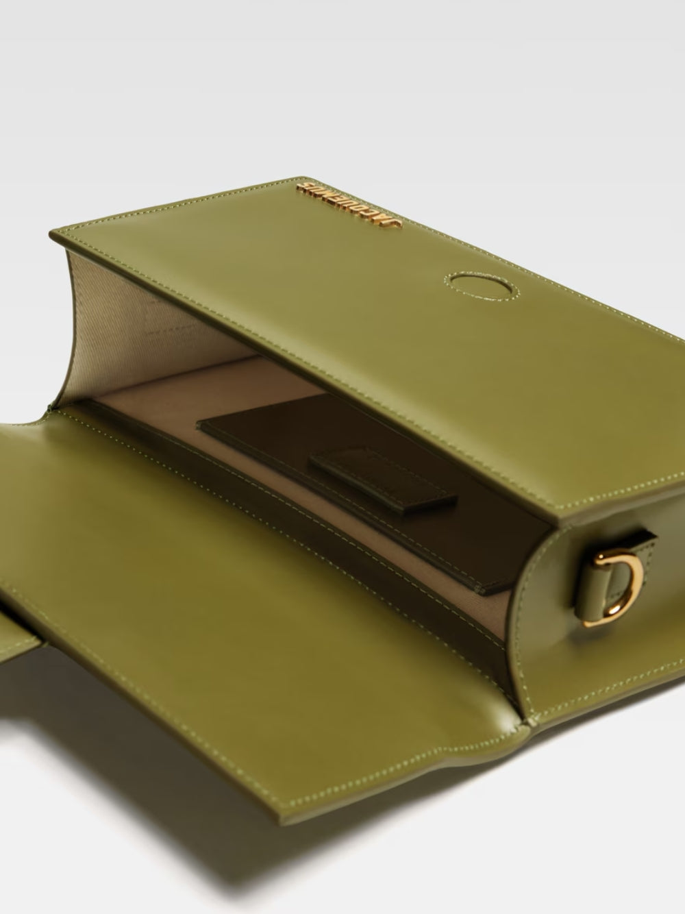 Jacquemus Le Grand Bambino Khaki Bag 213BA007-3100-560 Inside View