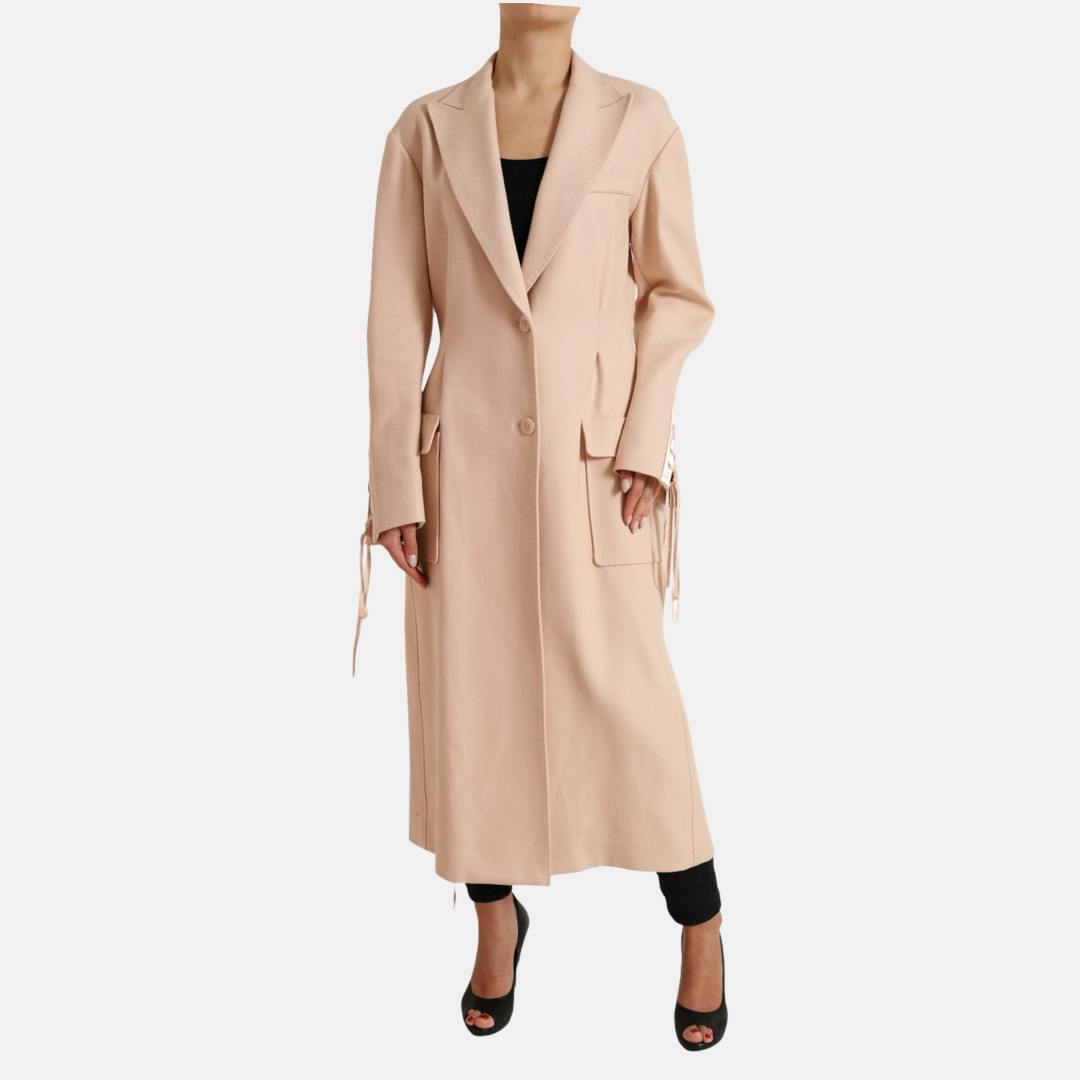 Дамско палто Dolce & Gabbana Single-Breasted Women Trench Coat