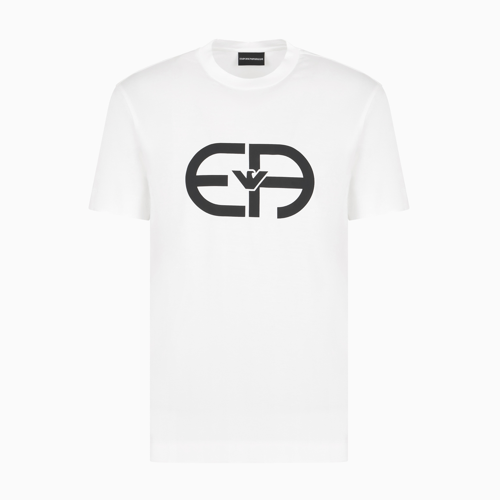 Мъжка бяла тениска Emporio Armani 8N1TF6 1JUVZ 0101 Front View