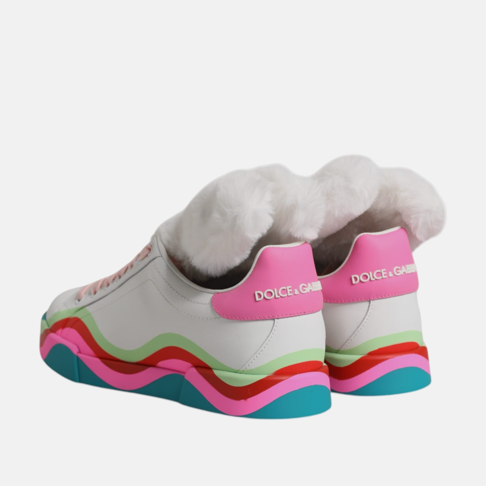 Dolce & Gabbana Portofino Plush Women Sneakers