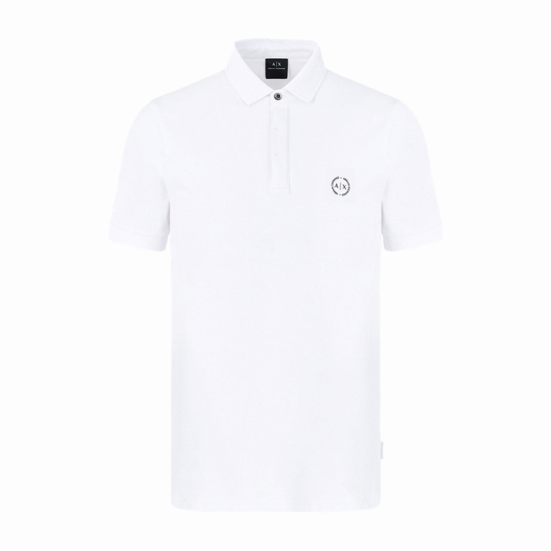 Мъжка бяла поло тениска Armani Exchange 8NZF91ZJ81Z11100