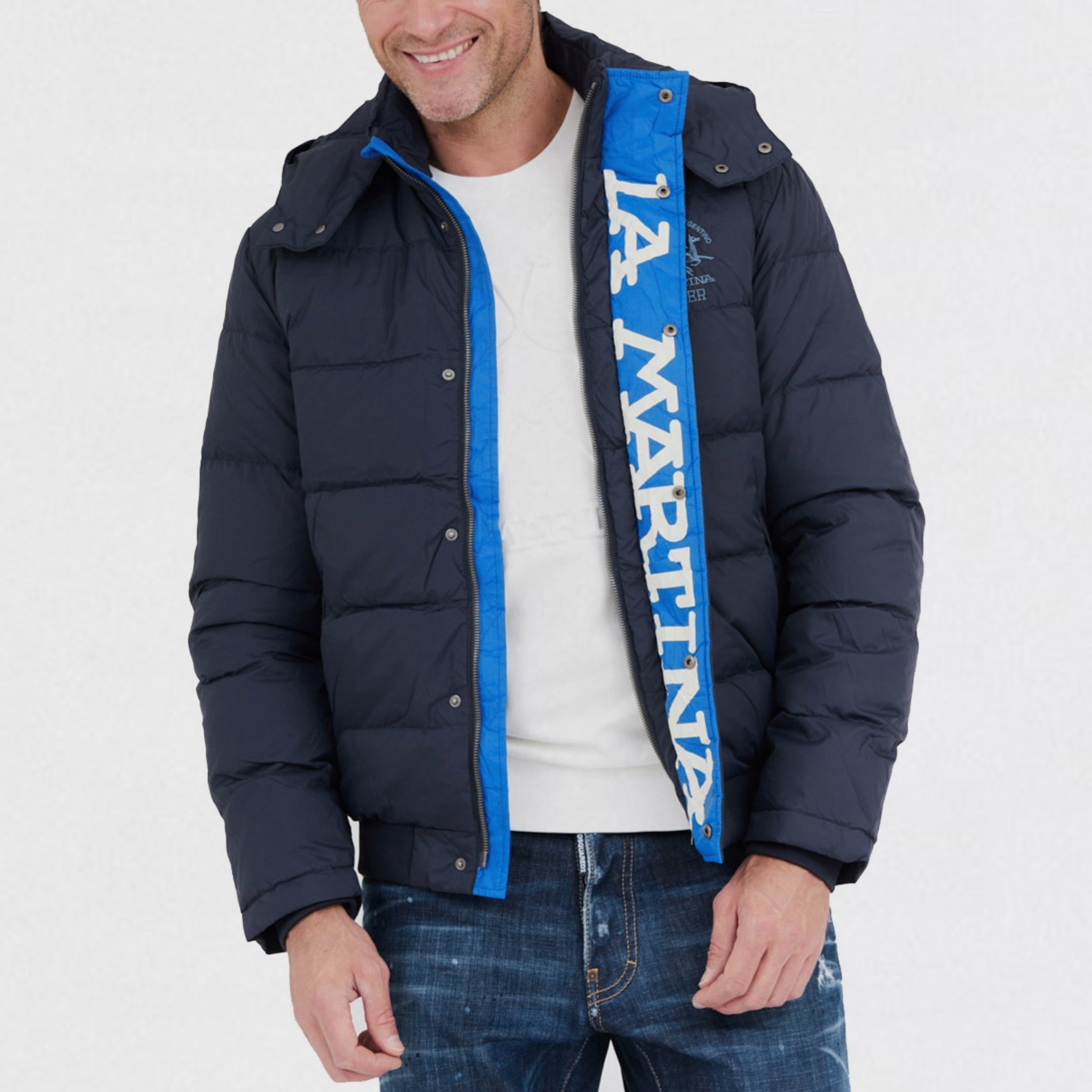 Мъжко яке в тъмно синьо La Martina Player UMO602PA00307017 Navy