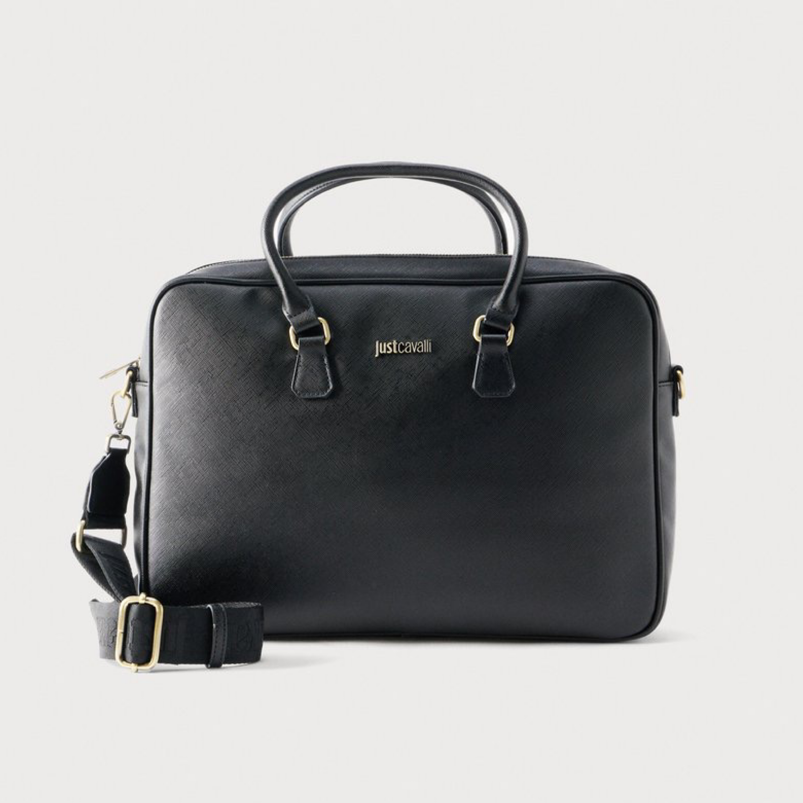 Мъжка чанта за лаптоп Just Cavalli Men Briefcase Bag 80QA4B36 ZSB85 899 Front View