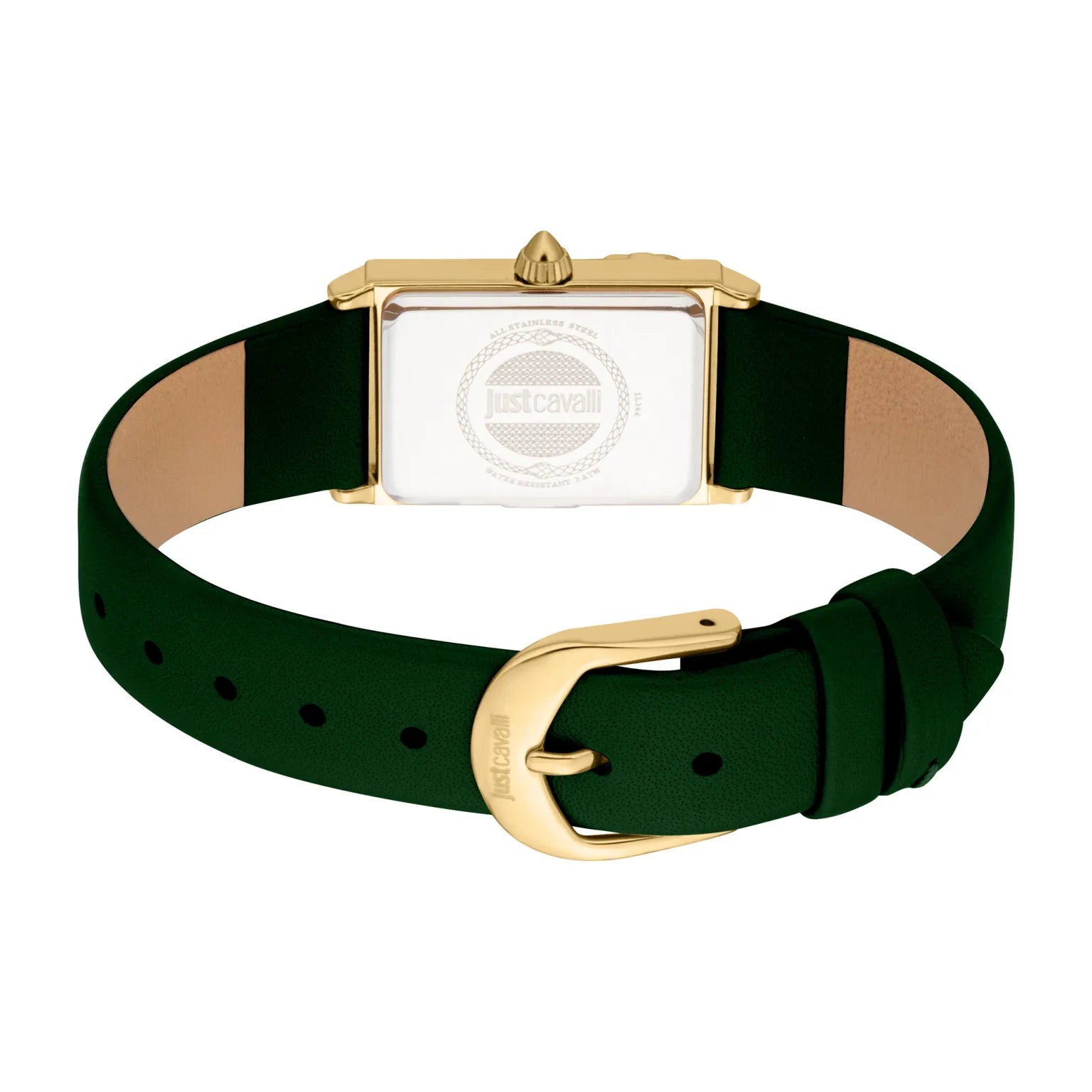 Дамски часовник Women’s watch Just Cavalli Animalier Dolcezza Snake JC1L364L0025 Leather Green YG