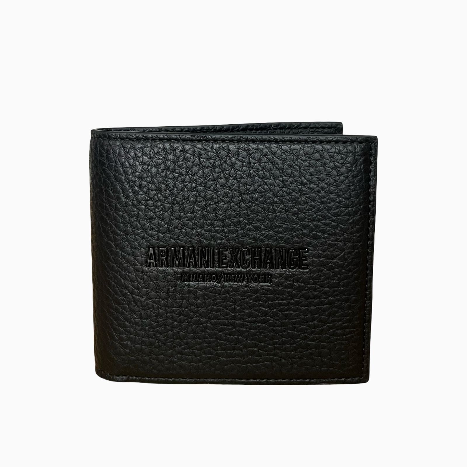 Мъжки портфейл Men’s wallet Armani Exchange XM000167 AF11931 UC001 Black front view