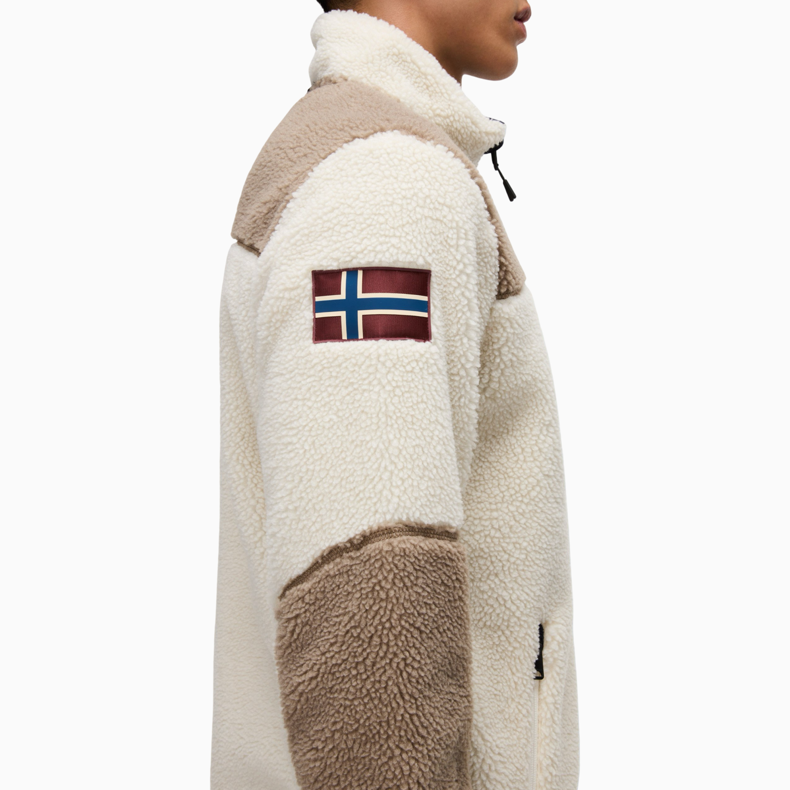 Мъжко горно Napapijri Men Fleece Jacket NP0A4GNTM Side View