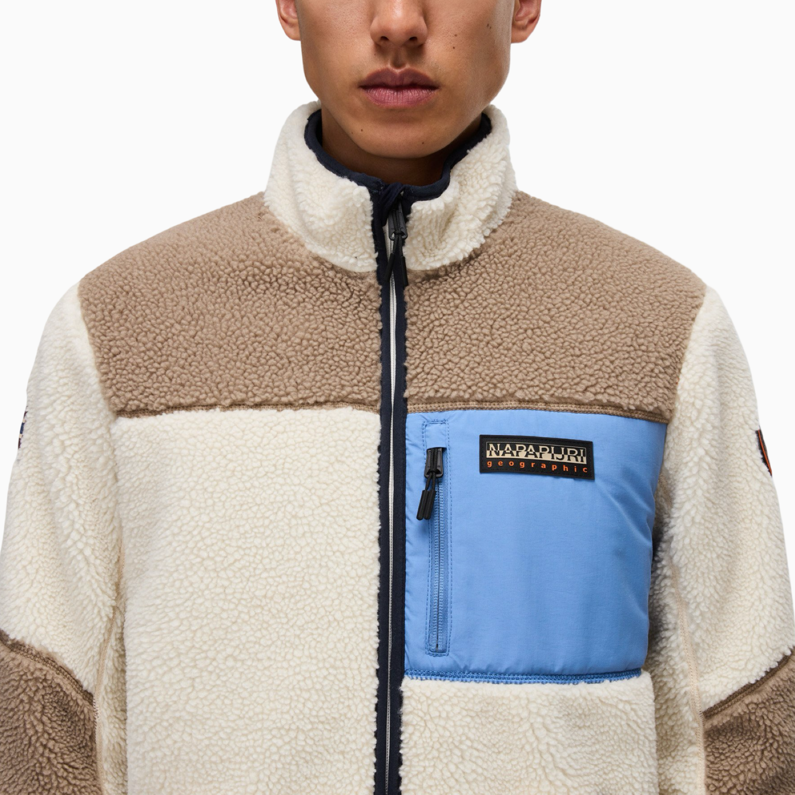 Мъжко горно Napapijri Men Fleece Jacket NP0A4GNTM Close-Up
