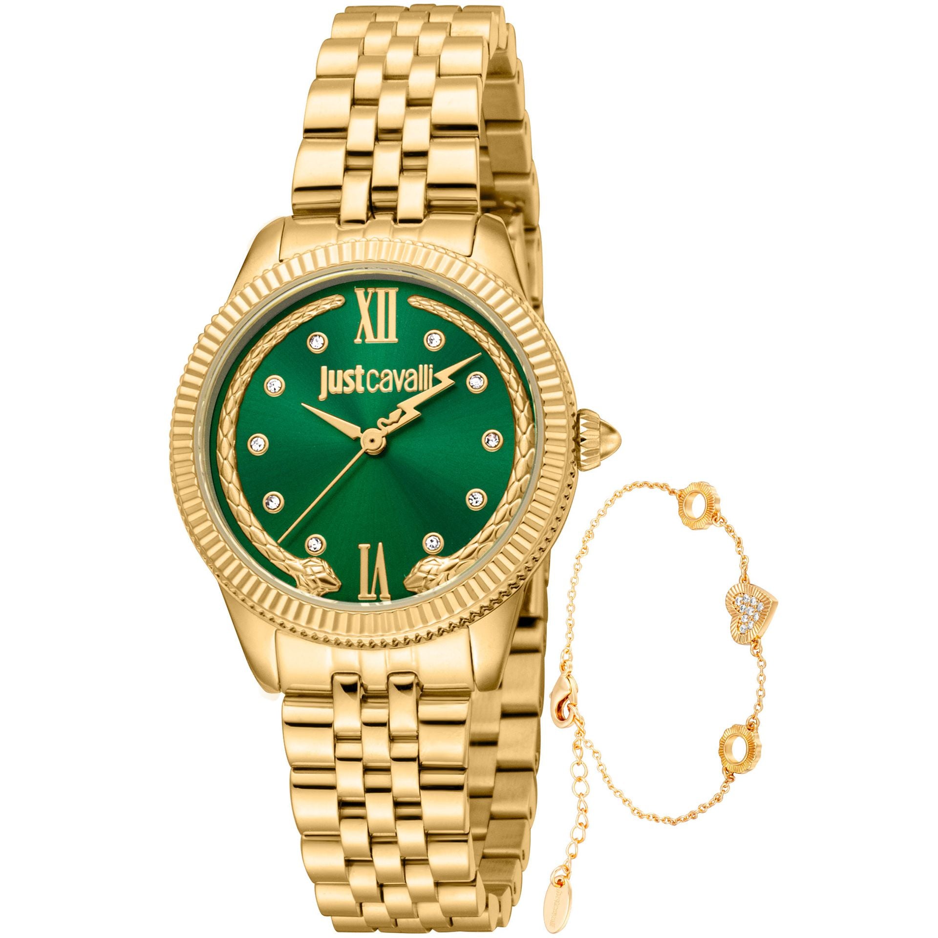 Just Cavalli дамски часовник + гривна
