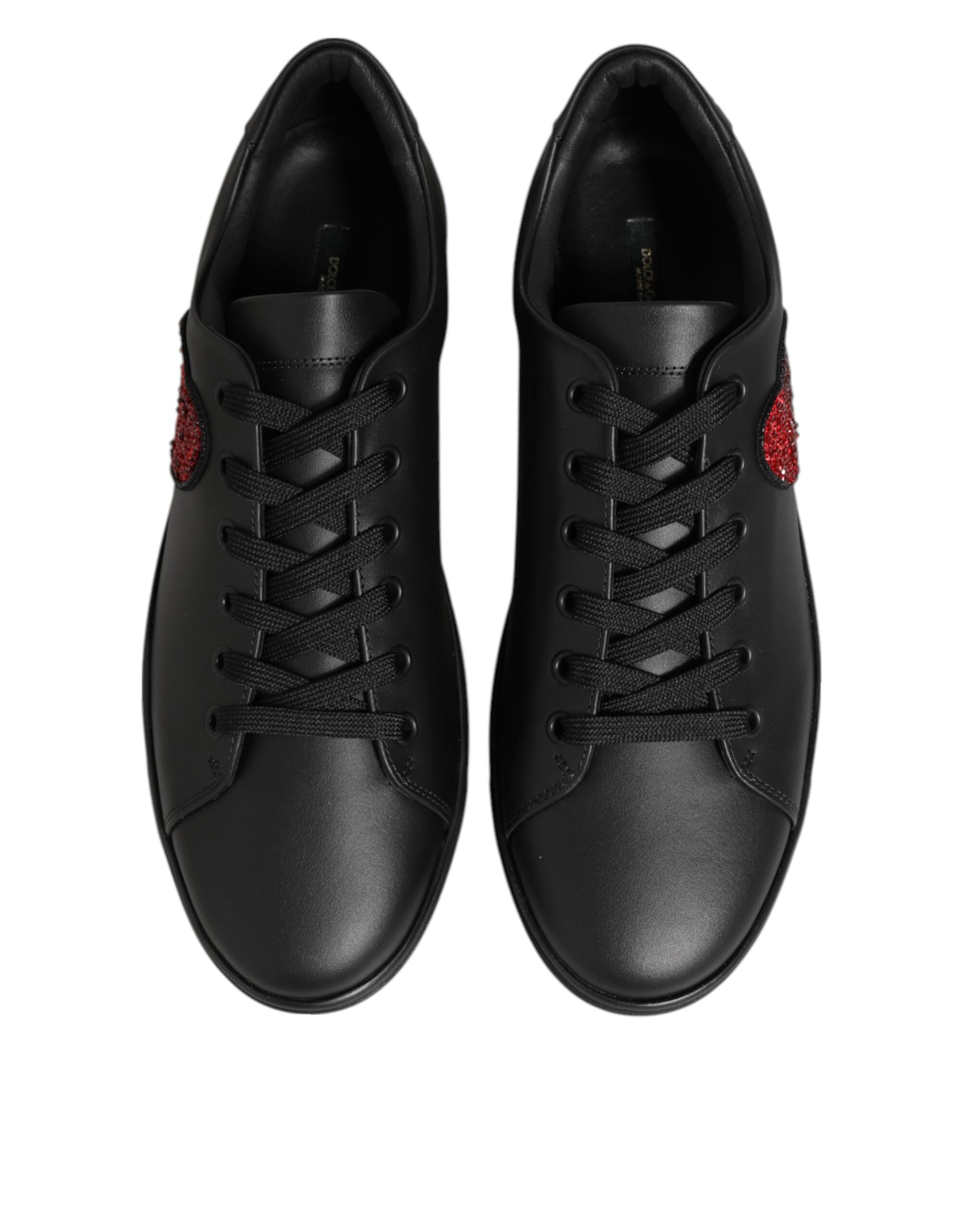 Dolce & Gabbana Crystal Heart Sneakers