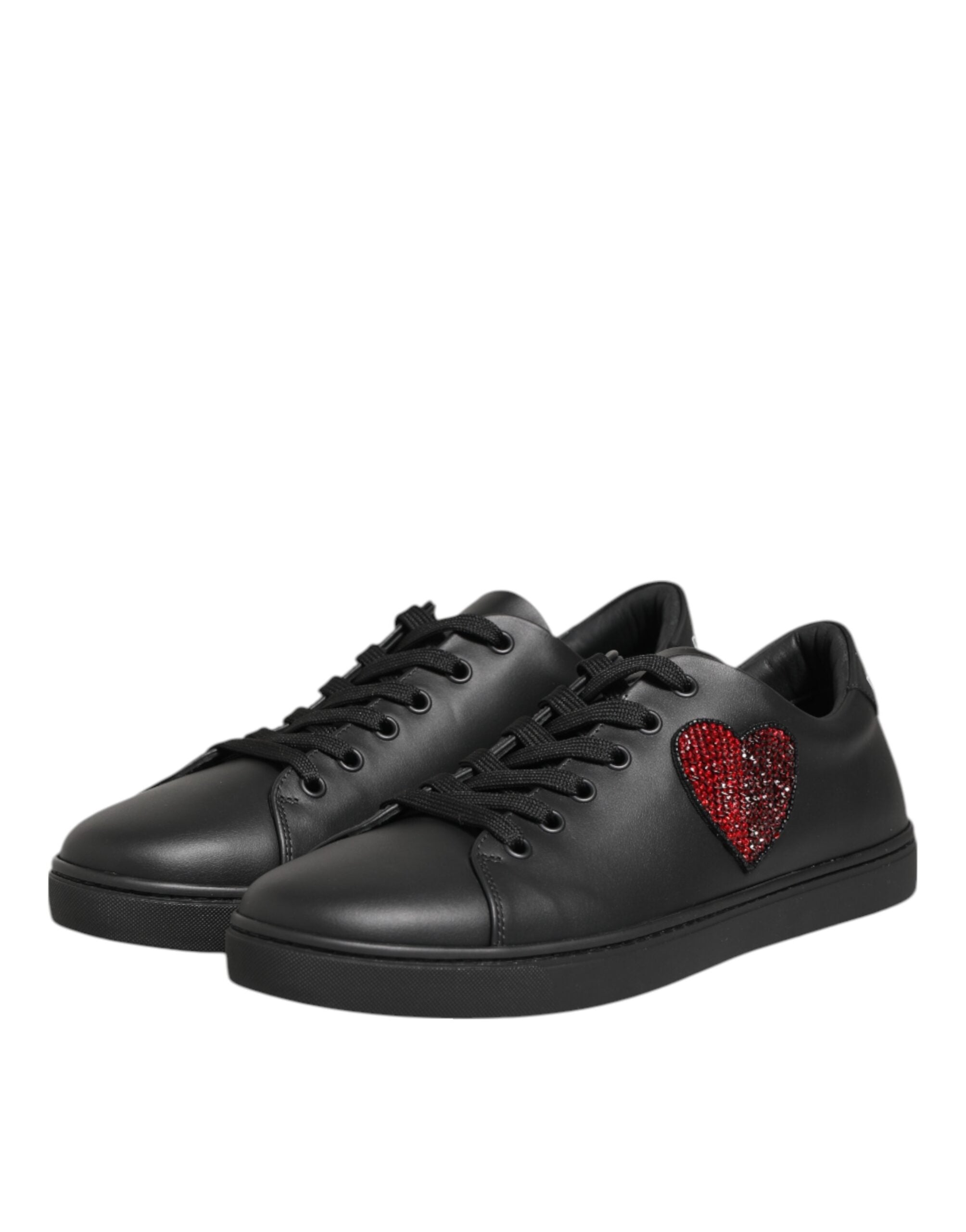 Dolce & Gabbana Crystal Heart Sneakers