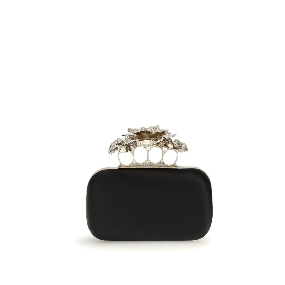 Дамски церемониален клъч Women’s clutch Alexander McQueen Carnation
8456481HBC31000 Black and Gold inside view
