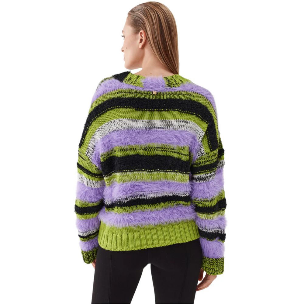 Дамски пуловер Women’s marabou sweater Pinko 9BYX SWD050 MLC back view