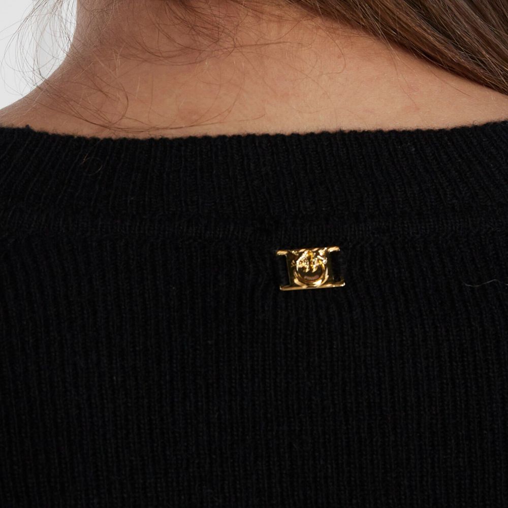 Дамски пуловер Women’s wool sweater PINKO 102121 A1A7 Black detail view