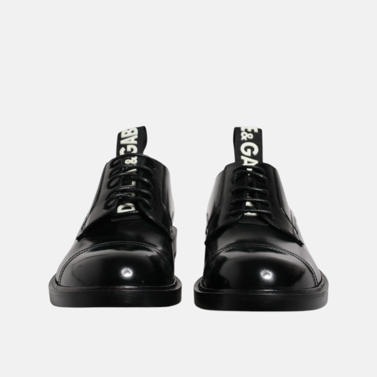 Мъжки официални кожени обувки Dolce & Gabbana Derby Men Formal Shoes A10424 A1203