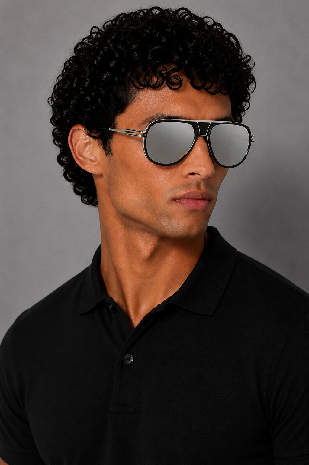 Frankie Morello Men Metal Sunglasses