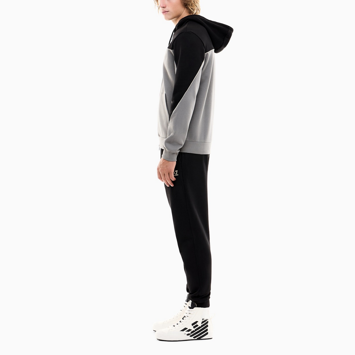 Мъжки екип EA7 Emporio Armani Men Tracksuit 7M002411 AF10377 U8085 Side View