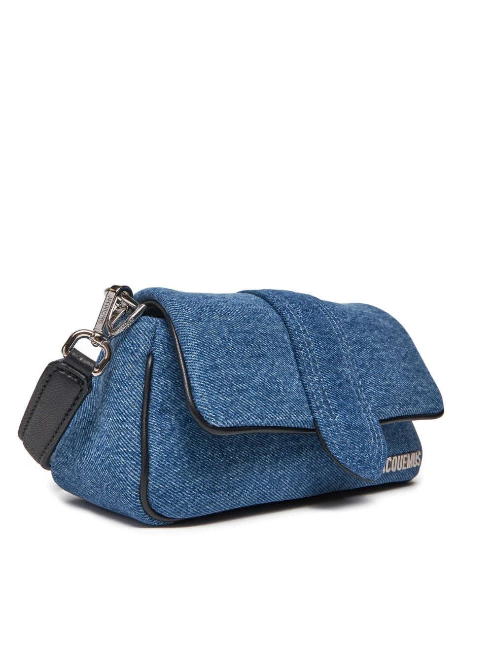 Дамска чанта Women’s denim handbag JACQUEMUS Le Petit Bambimou 241BA3883176 angled view