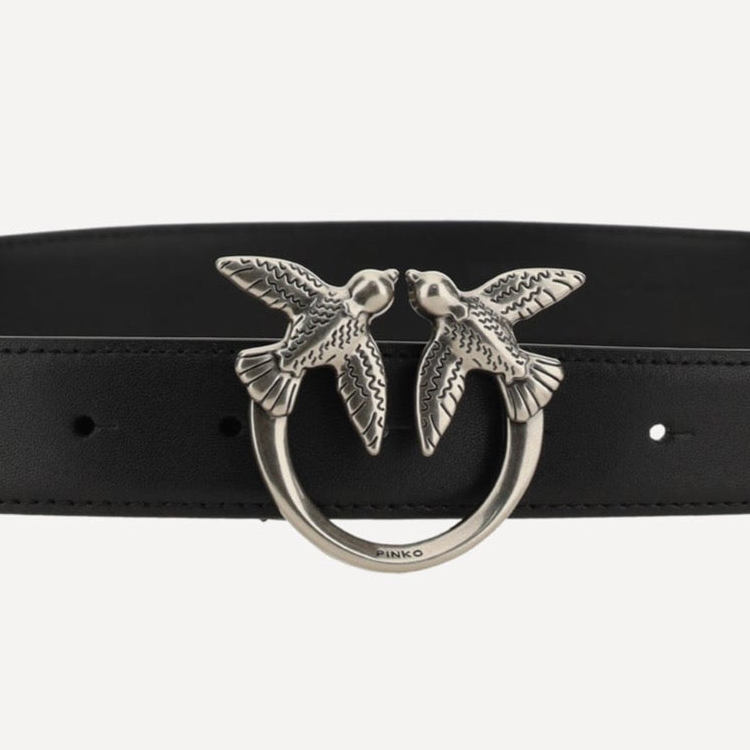 Women’s black belt Pinko Дамски черен колан 100125A0F1 Z99O Close-up