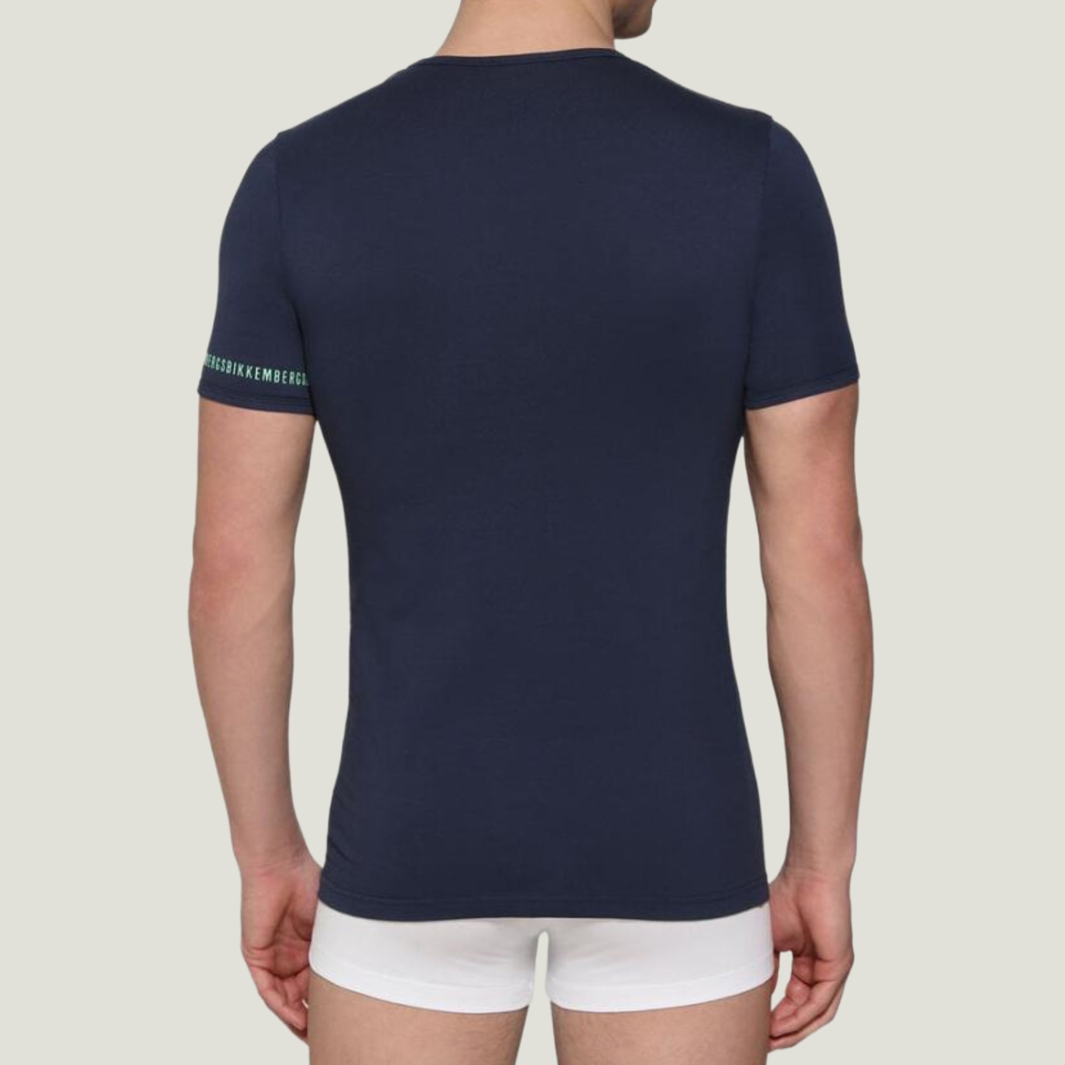 Мъжка тениска бельо Bikkembergs BKK1UTS05BI0055 в тъмно синьо