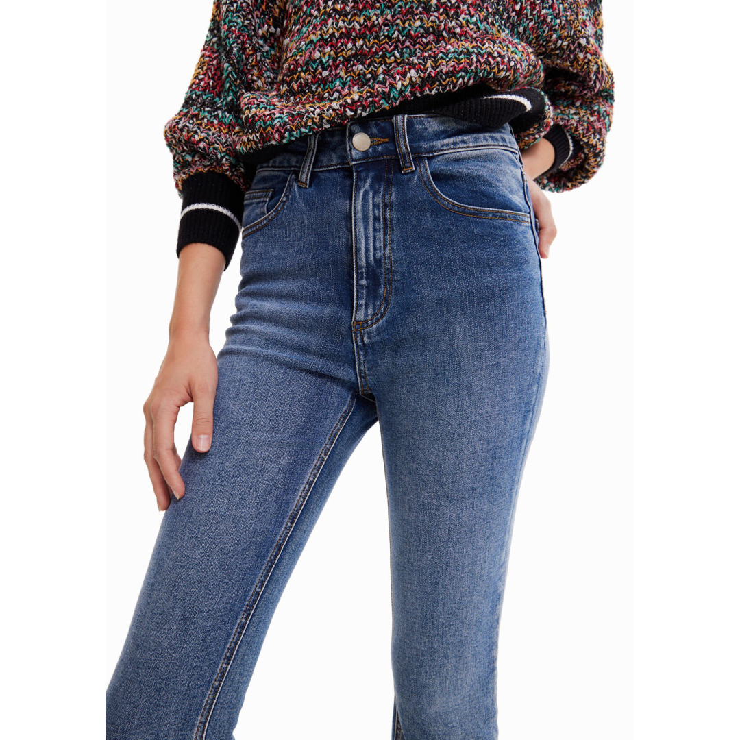 Дамски сини дънки Desigual 22SWDD25505334