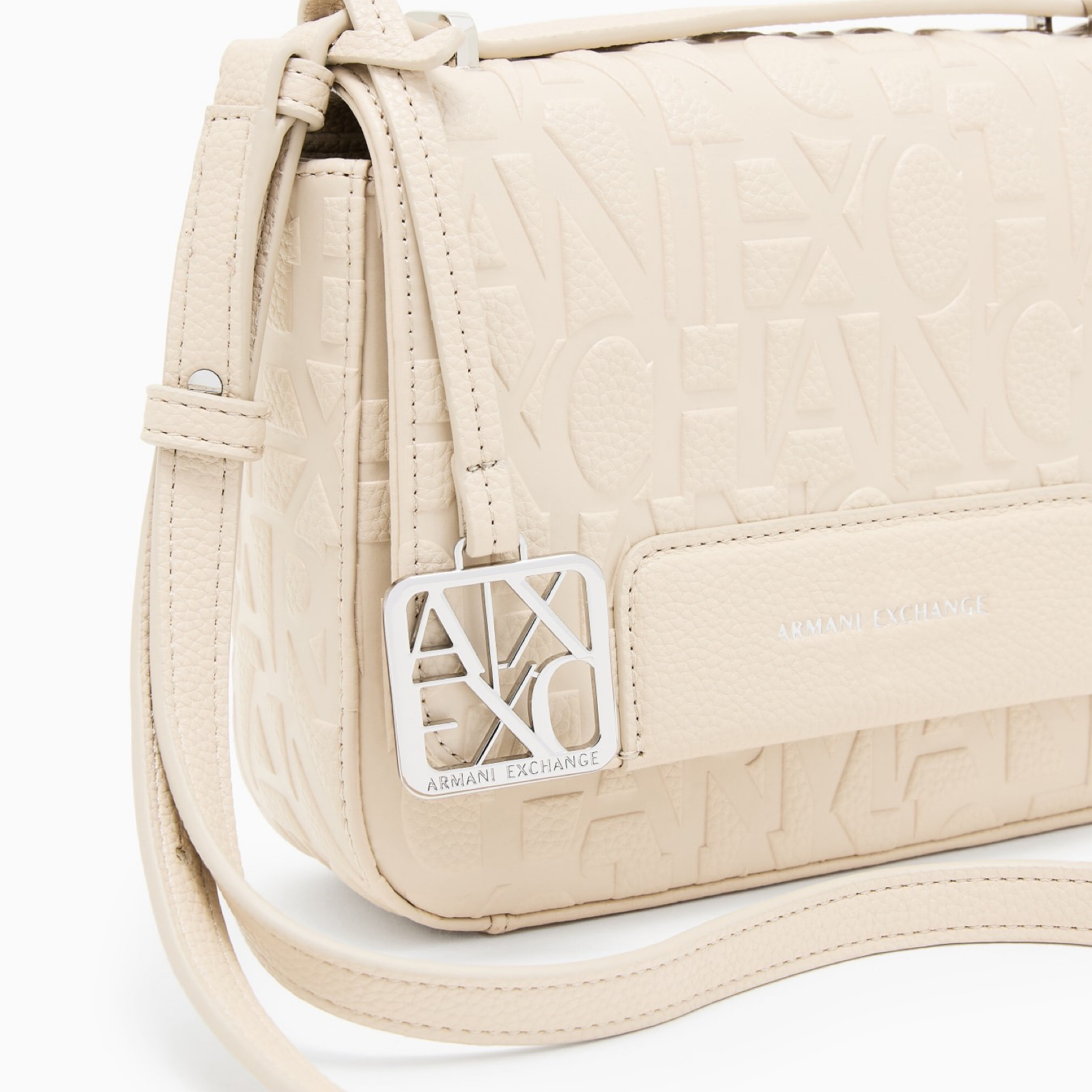 Дамска бежова чанта Armani Exchange Women Crossbody Bag XW001577 AF15774 Close-Up
