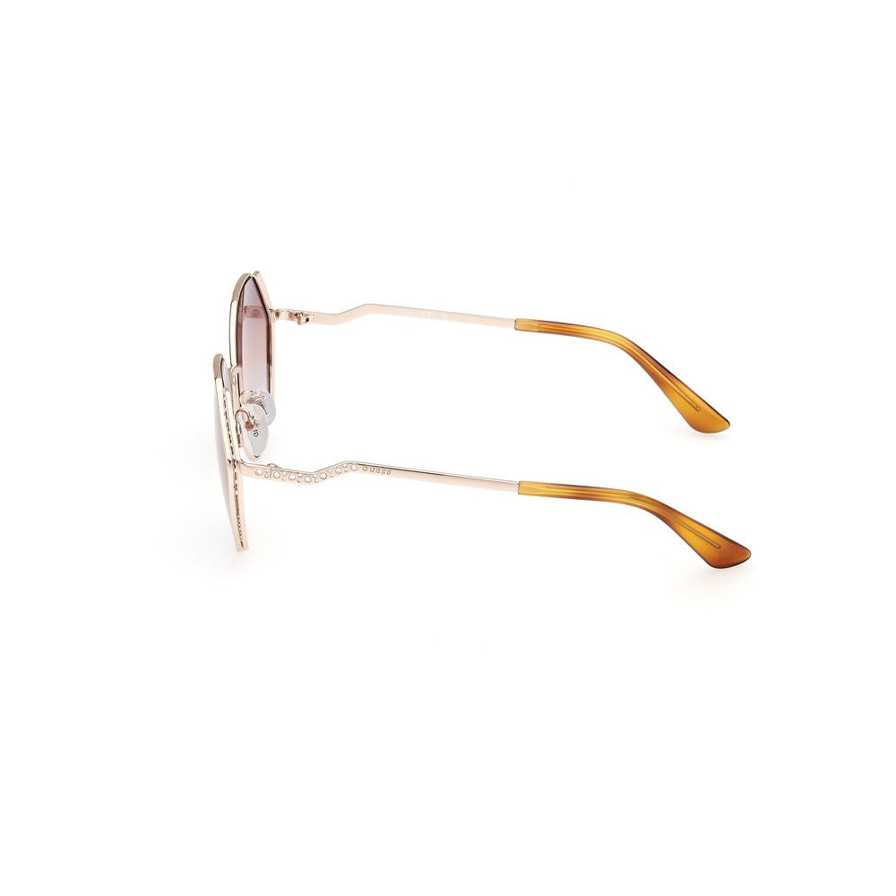 Guess Gold Metal Sunglasses