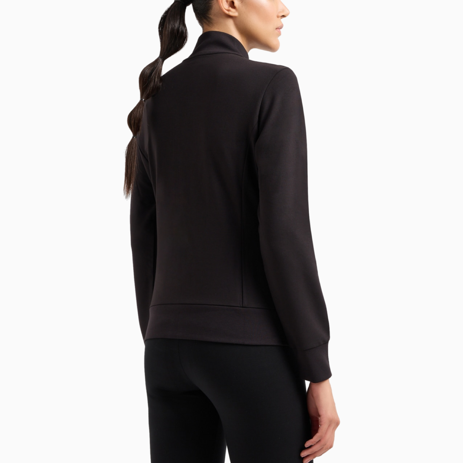 Дамски черен суичър EA7 Emporio Armani 8NTM43 TJ9RZ 1200