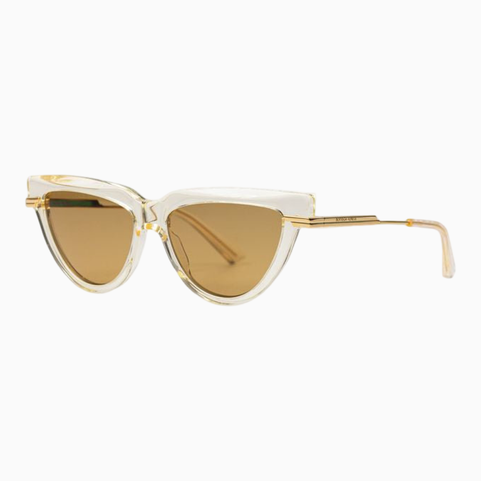 Bottega Veneta Beige Haircalf Sunglasses