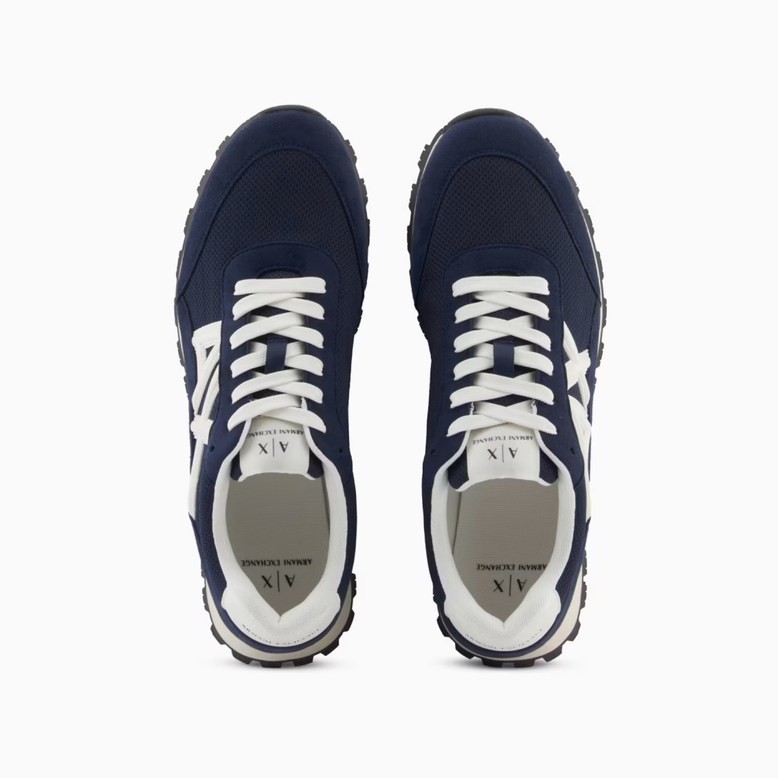 Мъжки сини маратонки Armani Exchange XM001960 AF19388 Top View
