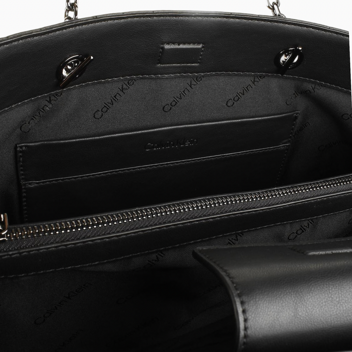 Дамска чанта Calvin Klein Women Shopping Bag K60K609880 BAX Inside View