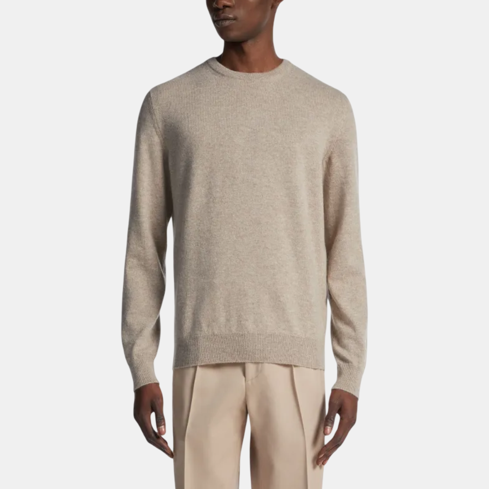 ZEGNA Cashmere Men Sweater UGK10A2110_N92 Front View