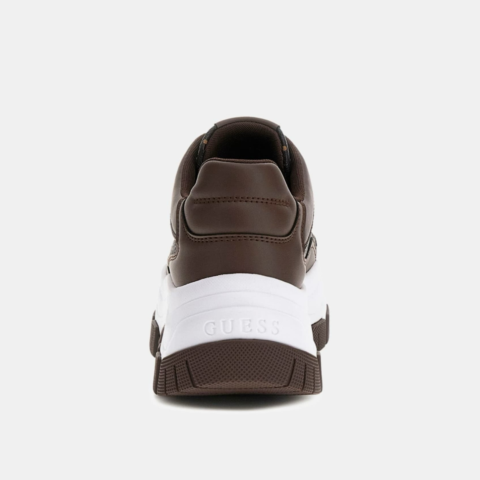Дамски кафяви маратонки Guess Women Sneakers FLFBRT PEL12 Heel View