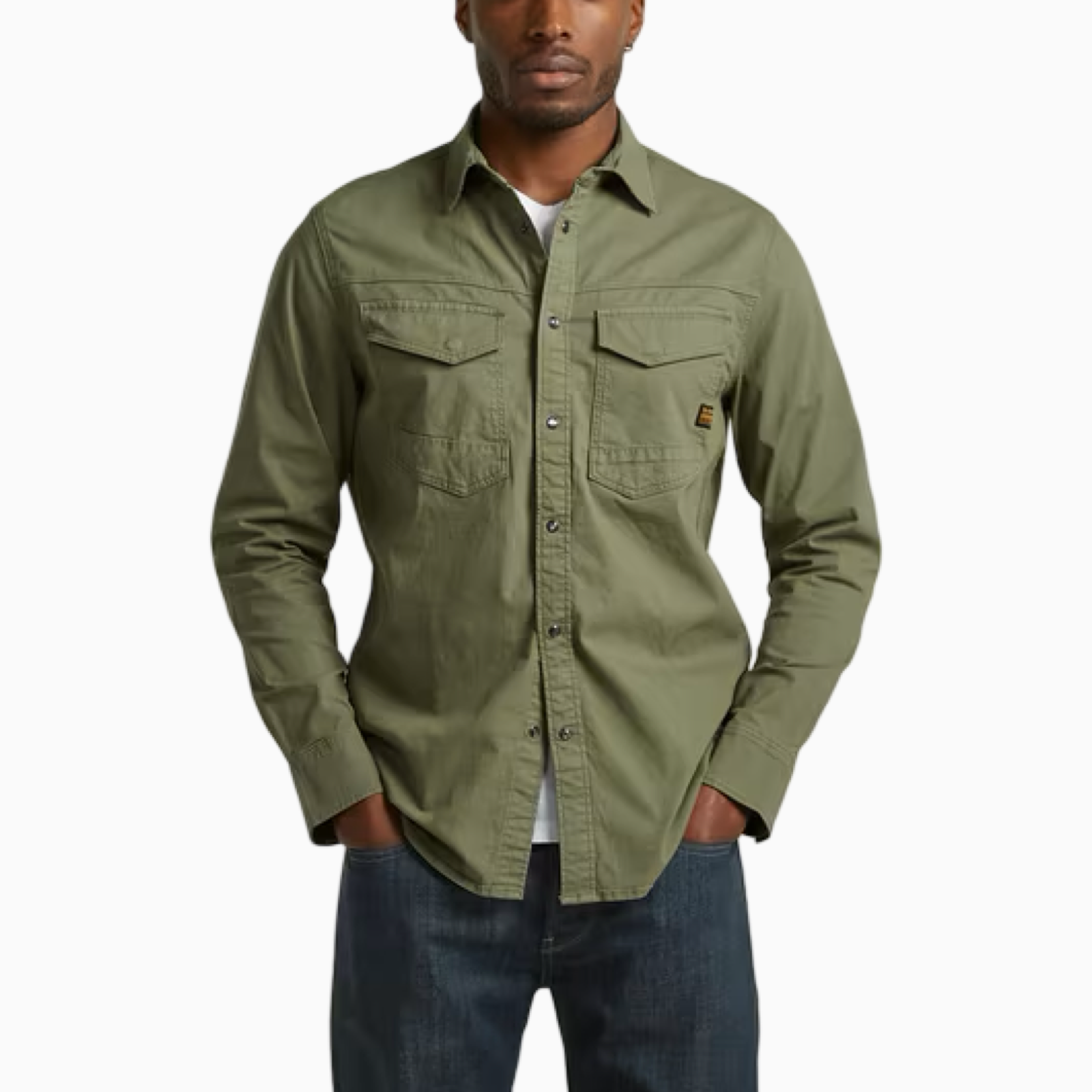 Мъжка риза G-Star Men Shirt D23616 D920 H886 Front View