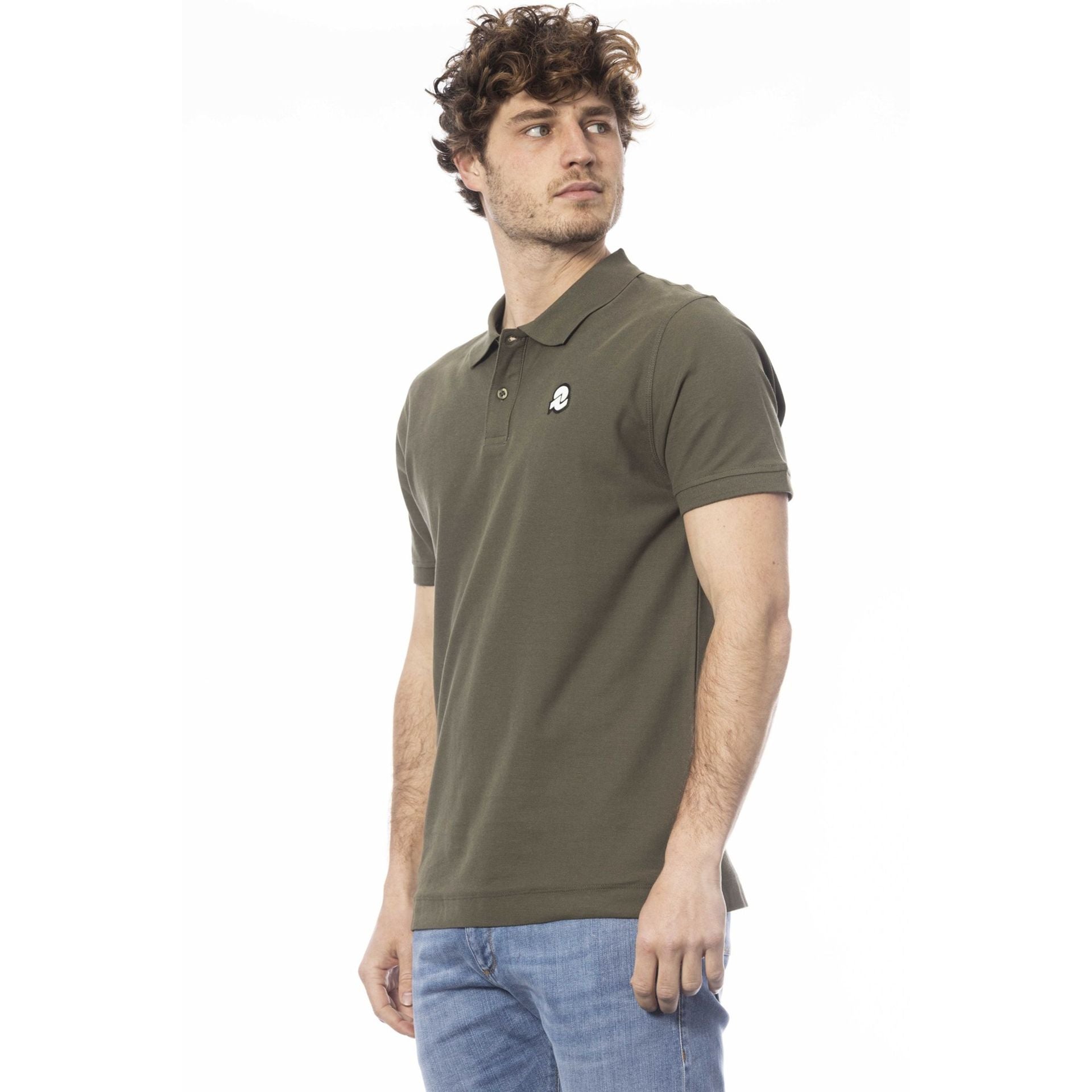 Мъжка поло тениска Men’s polo shirt Invicta 4452279U 37MILITARE angled view