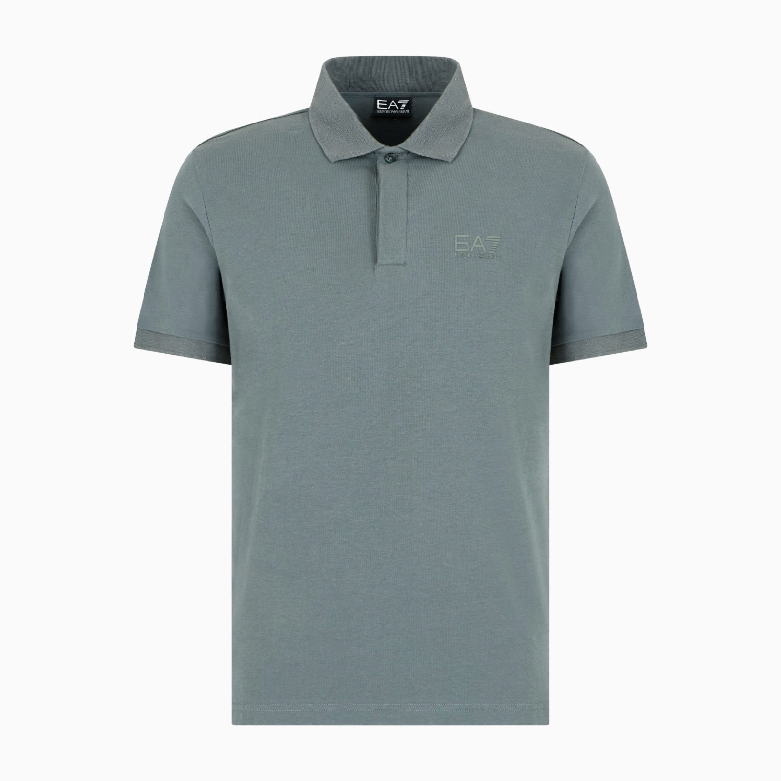 Мъжка зелена поло тениска EA7 Emporio Armani 7M000228 AF10373