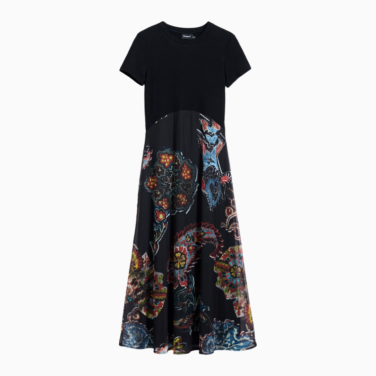Дамска черна рокля Desigual by Mr. Christian Lacroix 25SWVK32