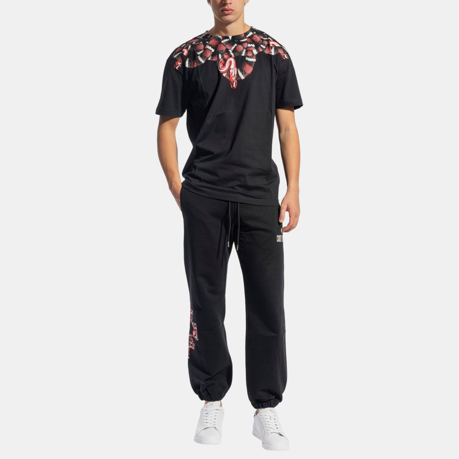 Мъжка тениска Marcelo Burlon County Of Milan Men T-shirt F5CAMATH033 Front View