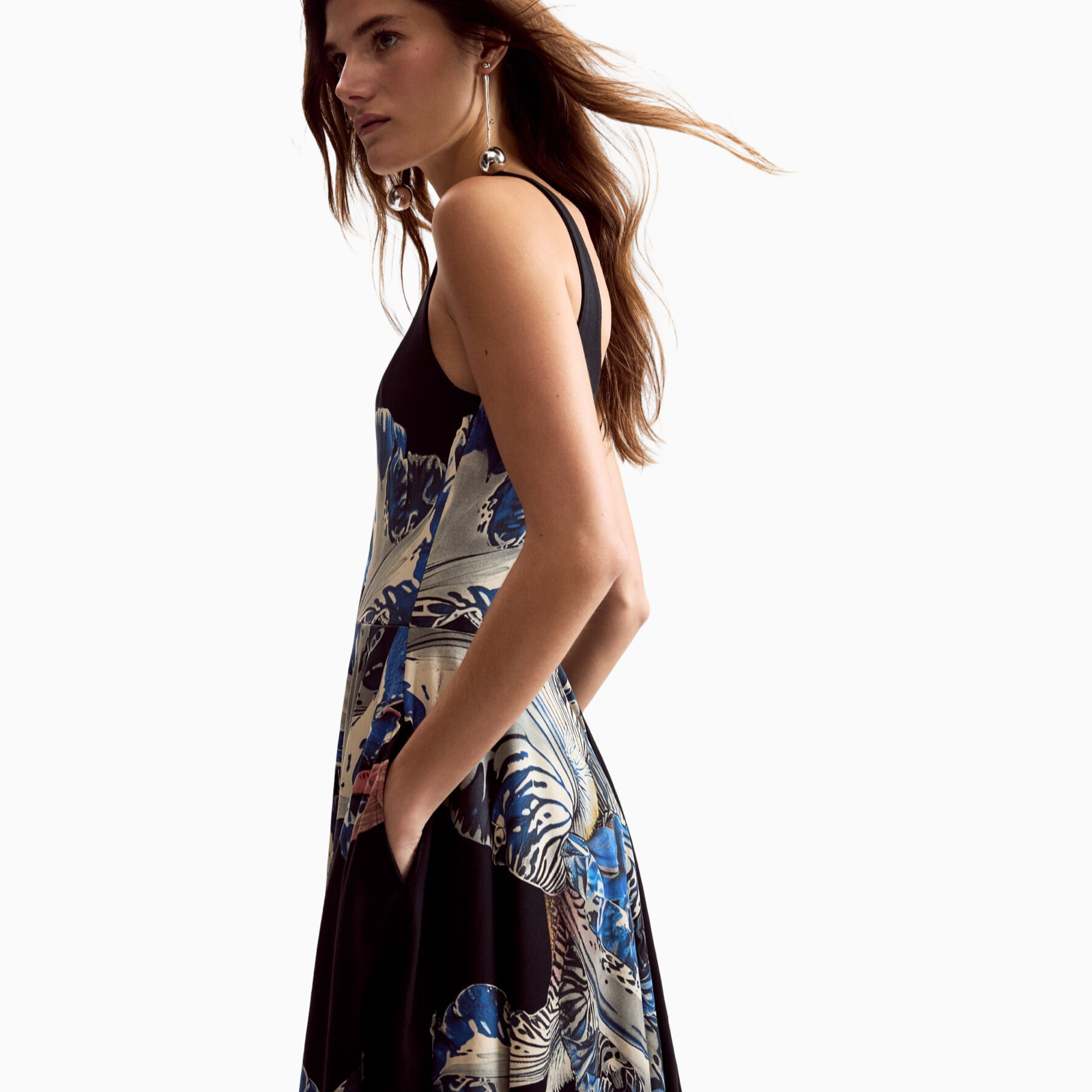 Дамска рокля Desigual by Mr. Christian Lacroix 26SWVK44 2000 Side View