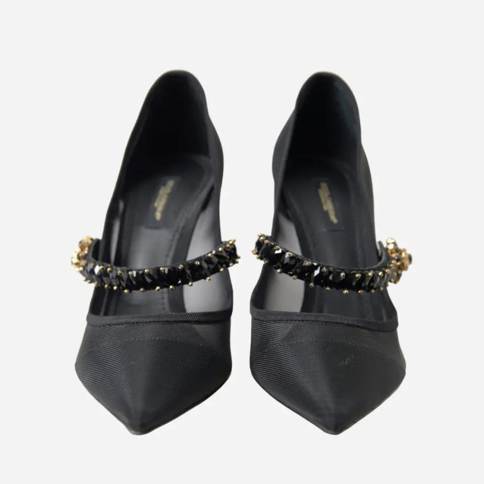 Токчета Dolce & Gabbana Mary Jane Crystal Heels