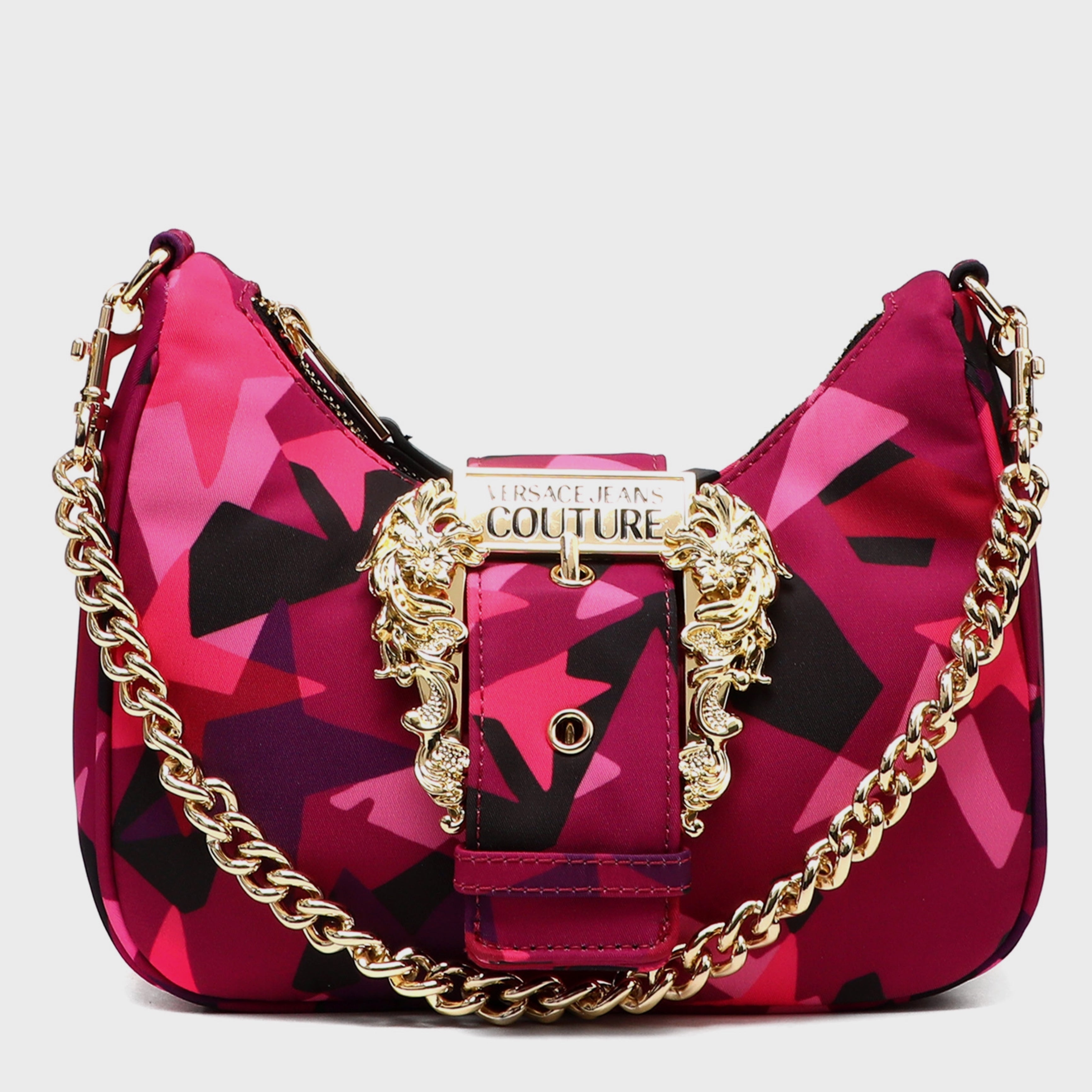 Дамска чанта за през рамо Versace Jeans Couture 75VA4BFG ZS807 OR7 в розово, лилаво и виолетово