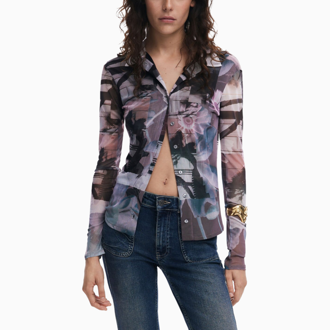Дамска риза Desigual 25SWTKA1