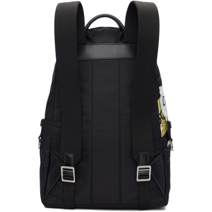 Dolce & Gabbana Logo Tape Men Rucksack