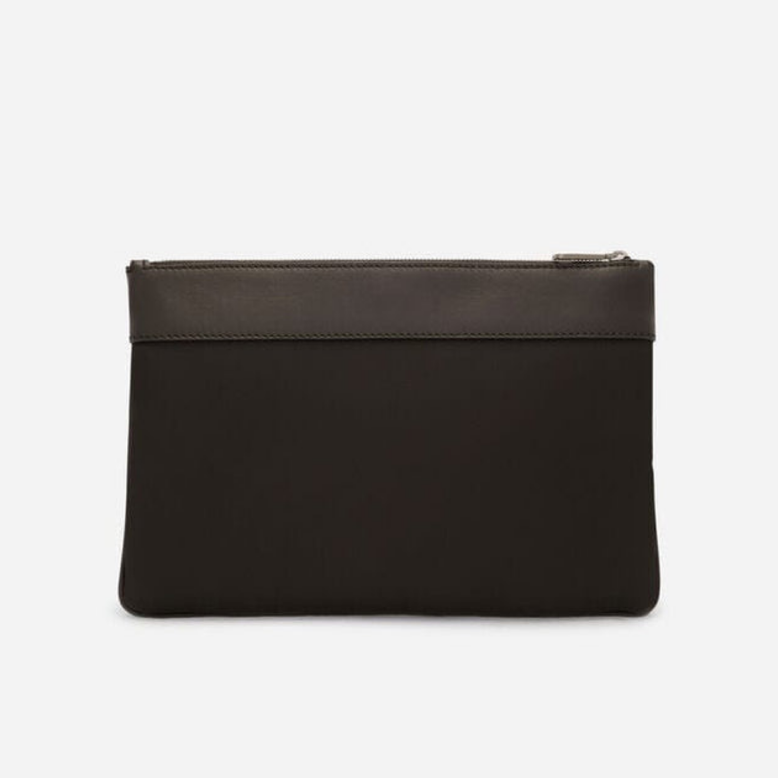 Dolce & Gabbana Leopard Print Jacquard Logo Plaque Clutch Bag BM2060 AQ755 8B015 Back View